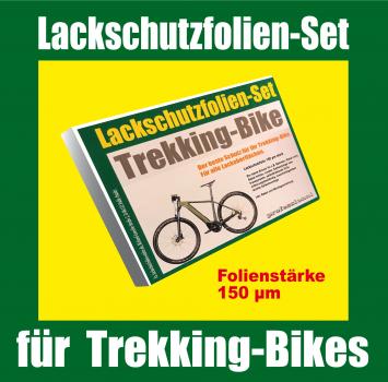 Lackschutz Rahmenschutz Folie Set 21 Teile transparent fürTrekking-Bikes, Folienstärke 150 µm